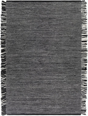 Boyden Black Area Rug with Tassels - Clearance - Ornate Home