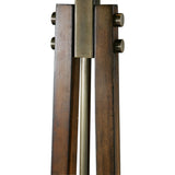 Boydton Bronze/Brown/Woodtone Burnished Wood Floor Lamp - Ornate Home