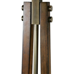 Boydton Bronze/Brown/Woodtone Burnished Wood Floor Lamp - Ornate Home