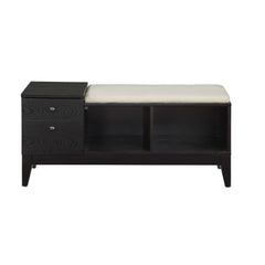 Boyet Cream/Black Bench - Ornate Home