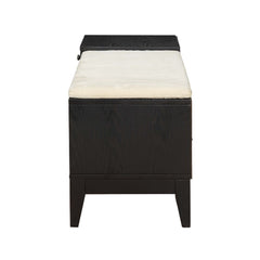 Boyet Cream/Black Bench - Ornate Home