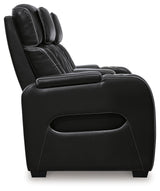 Boyington Black Power Reclining Loveseat with Console (Online Special Price) - Ornate Home