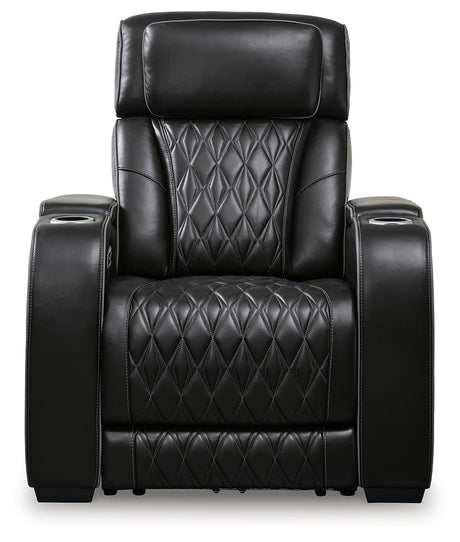 Boyington Black Power Reclining Sofa, Loveseat and Recliner - Ornate Home