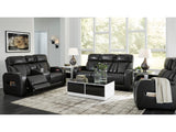Boyington Black Power Reclining Sofa, Loveseat and Recliner - Ornate Home