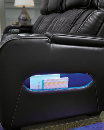 Boyington Black Power Reclining Sofa, Loveseat and Recliner - Ornate Home