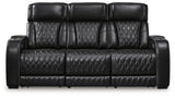 Boyington Black Power Reclining Sofa (Online Special Price) - Ornate Home