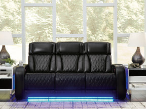 Boyington Black Power Reclining Sofa - Ornate Home