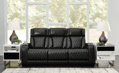 Boyington Black Power Reclining Sofa and Loveseat - Ornate Home