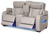 Boyington Gray Power Reclining Sofa, Loveseat and Recliner (Online Special Price) - Ornate Home