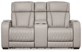Boyington Gray Power Reclining Sofa, Loveseat and Recliner (Online Special Price) - Ornate Home