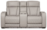 Boyington Gray Power Reclining Sofa, Loveseat and Recliner - Ornate Home