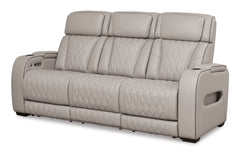 Boyington Gray Power Reclining Sofa - Ornate Home