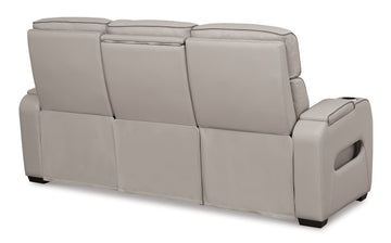 Boyington Gray Power Reclining Sofa - Ornate Home
