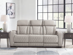 Boyington Gray Power Reclining Sofa (Online Special Price) - Ornate Home