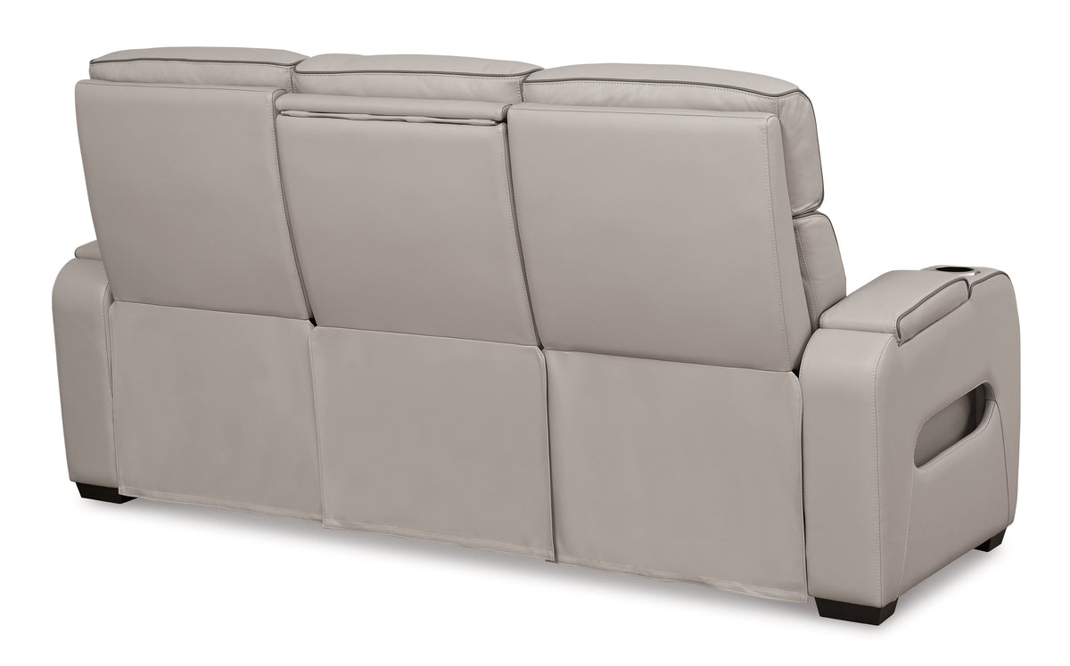 Boyington Gray Power Reclining Sofa (Prime Sale) - Ornate Home
