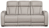 Boyington Gray Power Reclining Sofa and Loveseat (Online Special Price) - Ornate Home