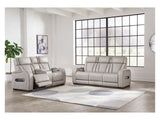Boyington Gray Power Reclining Sofa and Loveseat - Ornate Home