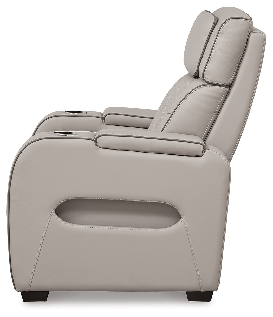 Boyington Gray Power Reclining Sofa and Recliner (Online Special Price) - Ornate Home