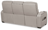 Boyington Gray Power Reclining Sofa and Recliner (Online Special Price) - Ornate Home