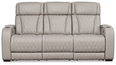 Boyington Gray Power Reclining Sofa and Recliner - Ornate Home