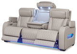 Boyington Gray Power Reclining Sofa and Recliner - Ornate Home