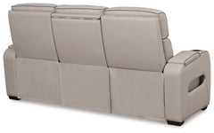 Boyington Gray Power Reclining Sofa and Recliner - Ornate Home