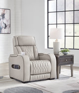 Boyington Gray Power Reclining Sofa and Recliner - Ornate Home