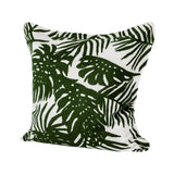 Boyle Green 20x20 Tropical Palm Leaf Pillow Cover - Ornate Home
