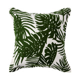 Boyle Green 20x20 Tropical Palm Leaf Pillow Cover - Ornate Home