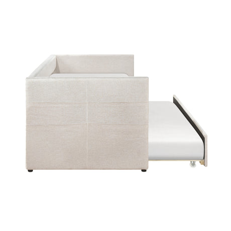 Boynton Beige Daybed w/ Trundle - Ornate Home