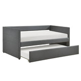 Boynton Dark Gray Daybed w/ Trundle - Ornate Home