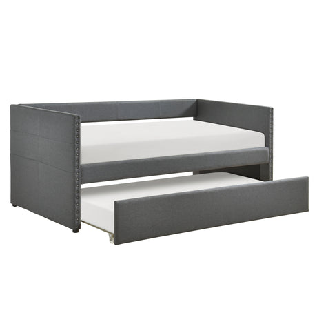 Boynton Dark Gray Daybed w/ Trundle - Ornate Home