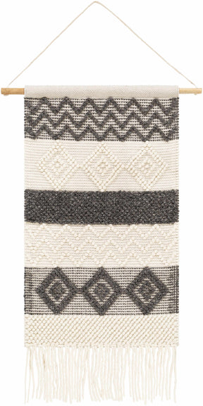 Bracebridge Monochrome Geometric Pattern Wall Hanging - Ornate Home