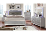 Brachium Silver 5 Pc. Queen Bedroom Set w/ Chest - Ornate Home