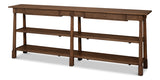 Bracken Brown Large Console Table