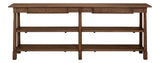 Bracken Brown Large Console Table