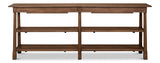 Bracken Brown Large Console Table