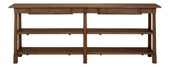 Bracken Brown Large Console Table - Ornate Home