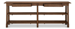 Bracken Brown Large Console Table - Ornate Home