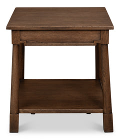 Bracken Brown Side Table - Ornate Home