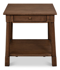 Bracken Brown Side Table - Ornate Home