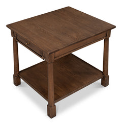 Bracken Brown Side Table - Ornate Home