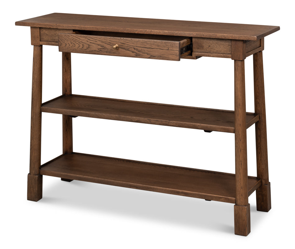 Bracken Brown Small Console Table