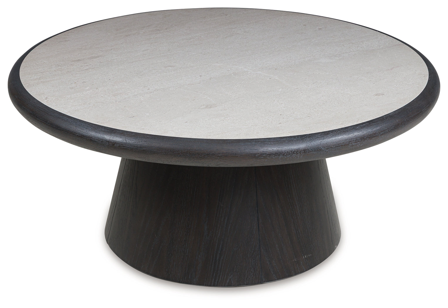 Bracken French Black Round Cocktail Table - Ornate Home