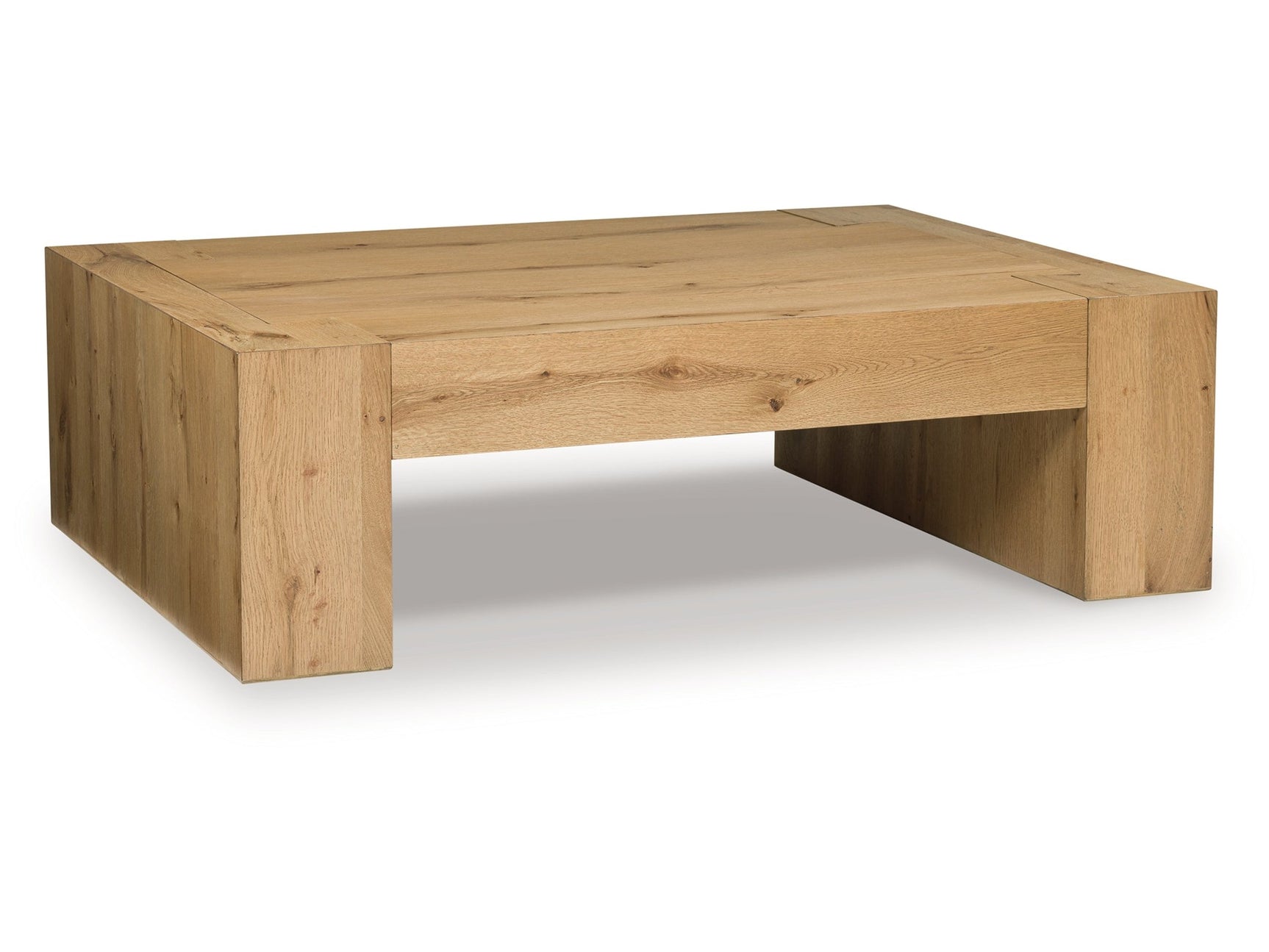 Bracken Light Brown Rectangular Cocktail Table - Ornate Home