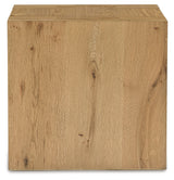 Bracken Light Brown Square End Table - Ornate Home