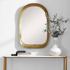 Bradano Brass Arch Mirror - Ornate Home