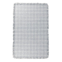 Bradbury Check Pearl/Gray Wool Rug - Ornate Home