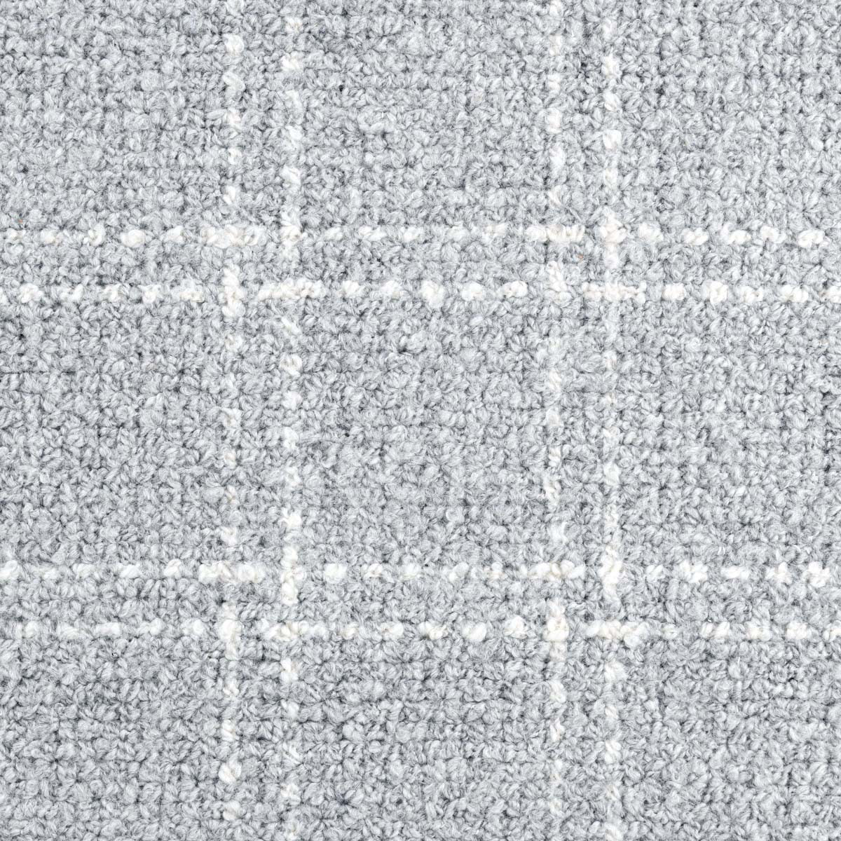 Bradbury Check Pearl/Gray Wool Rug - Ornate Home