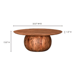 Bradbury Natural Coffee Table - Ornate Home